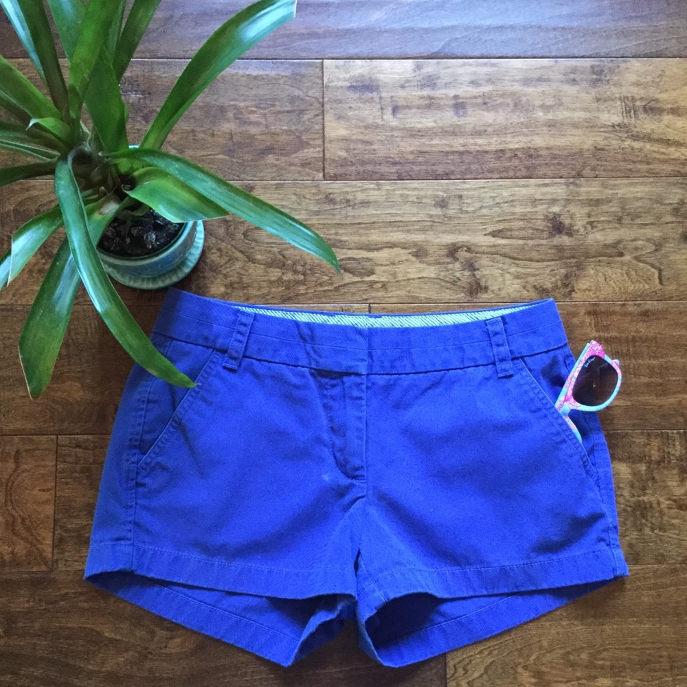 J.Crew Blue Chino Shorts - size 4